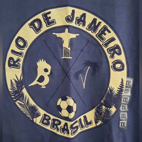 Rio de Janeiro Brasil Souvenir T-Shirt NWT - Picture 3 of 5